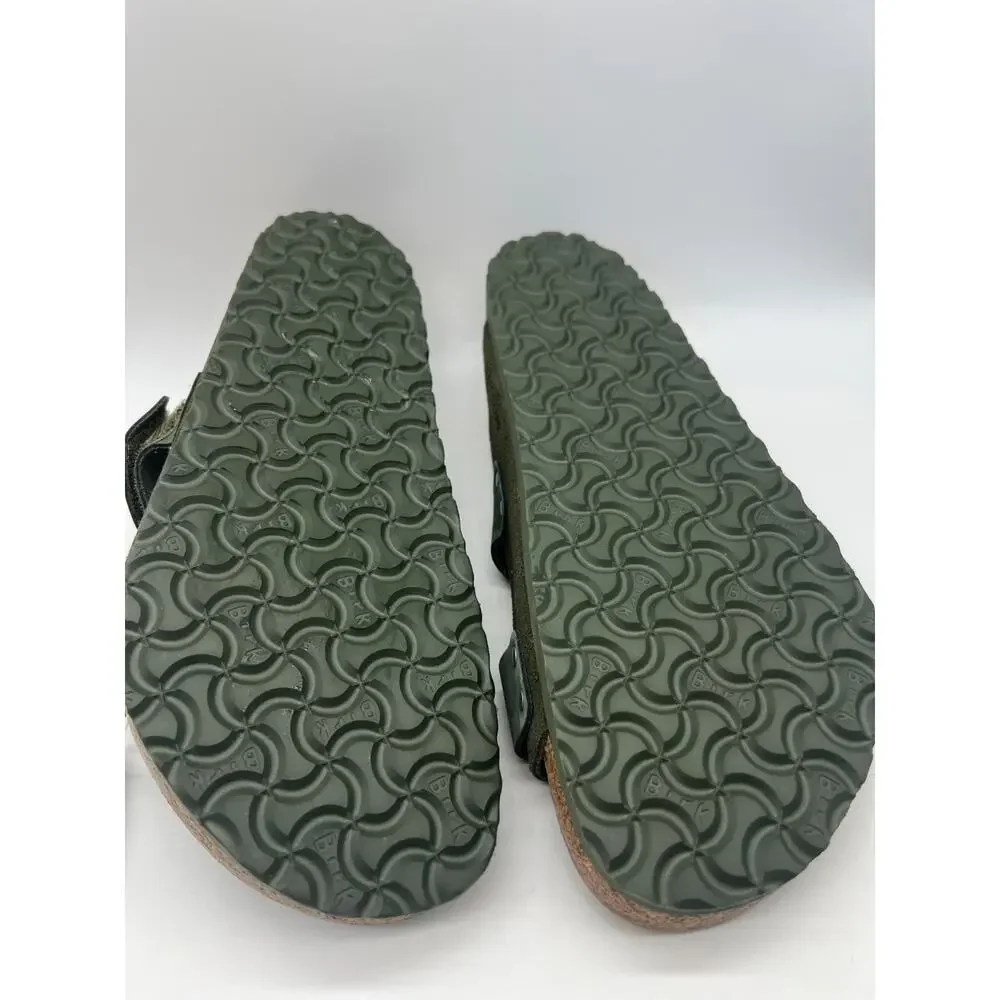 Birkenstock Uji Nubuck-Suede Leather Thyme Sandal Men’s Size 13 New